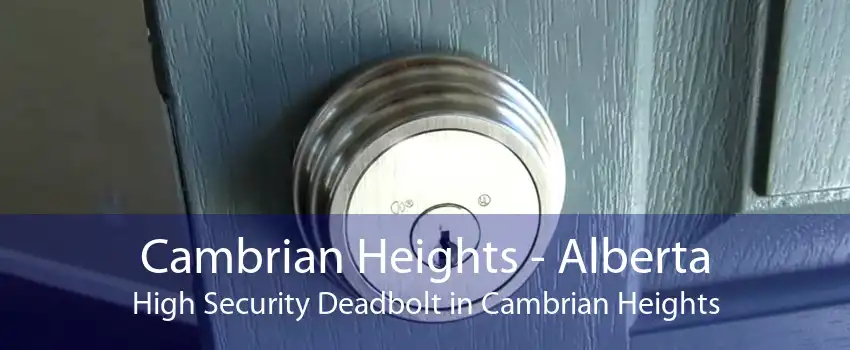Cambrian Heights - Alberta High Security Deadbolt in Cambrian Heights