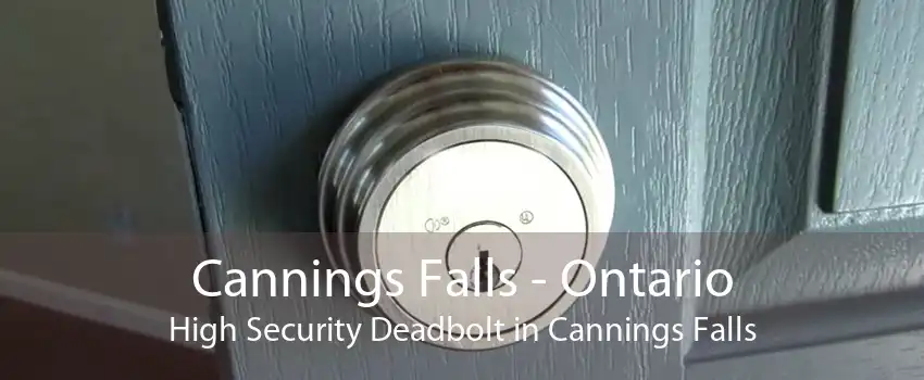 Cannings Falls - Ontario High Security Deadbolt in Cannings Falls