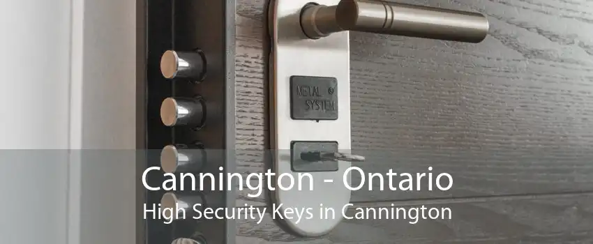 Cannington - Ontario High Security Keys in Cannington