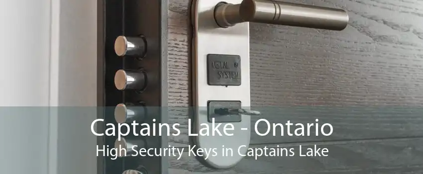 Captains Lake - Ontario High Security Keys in Captains Lake