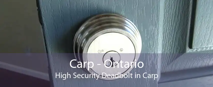 Carp - Ontario High Security Deadbolt in Carp