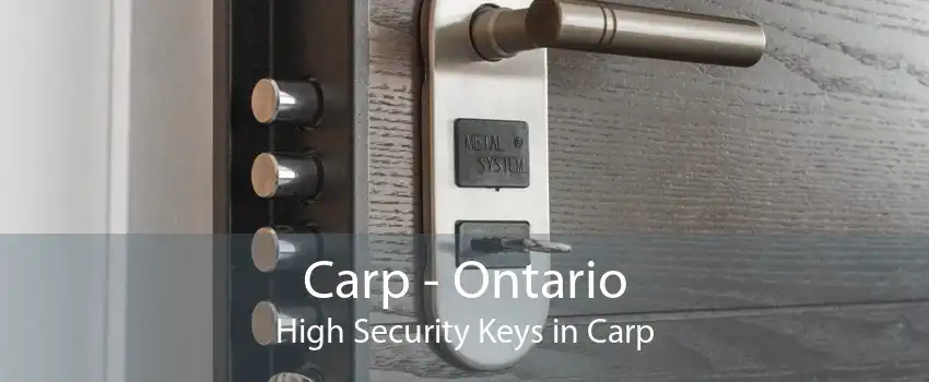 Carp - Ontario High Security Keys in Carp