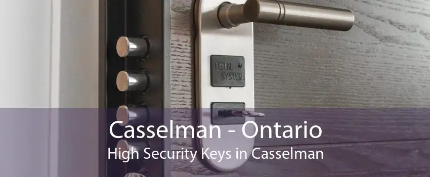 Casselman - Ontario High Security Keys in Casselman