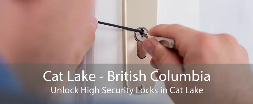 Cat Lake - British Columbia Unlock High Security Locks in Cat Lake