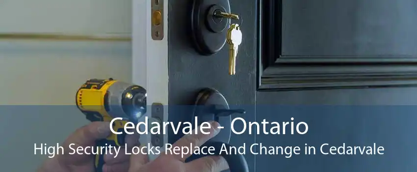 Cedarvale - Ontario High Security Locks Replace And Change in Cedarvale
