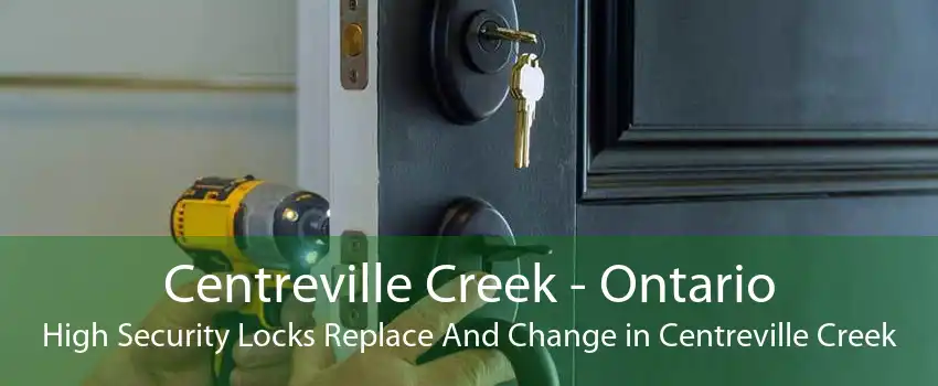 Centreville Creek - Ontario High Security Locks Replace And Change in Centreville Creek