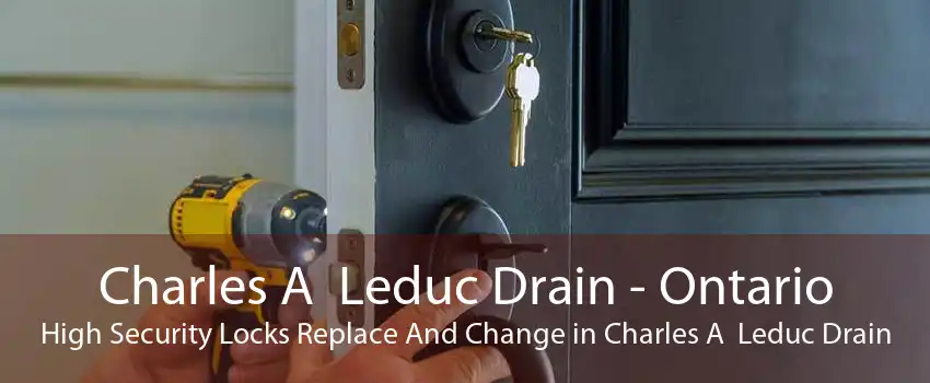 Charles A  Leduc Drain - Ontario High Security Locks Replace And Change in Charles A  Leduc Drain