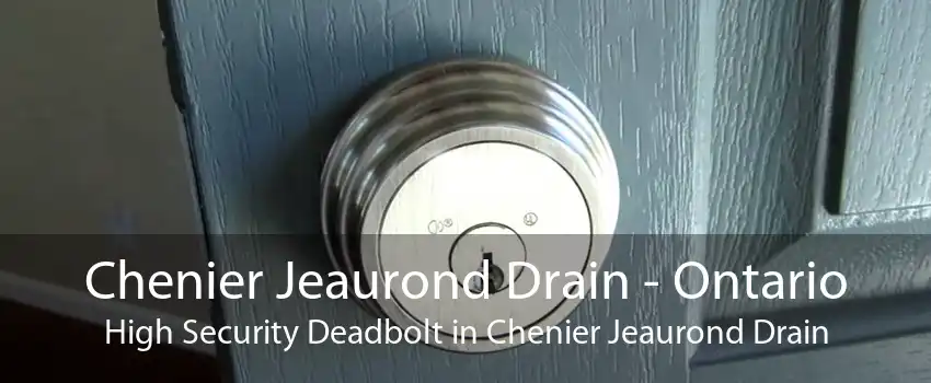 Chenier Jeaurond Drain - Ontario High Security Deadbolt in Chenier Jeaurond Drain