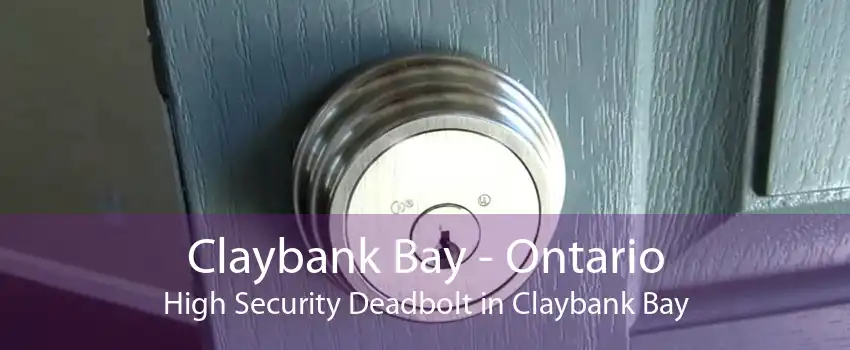 Claybank Bay - Ontario High Security Deadbolt in Claybank Bay