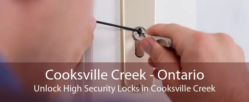Cooksville Creek - Ontario Unlock High Security Locks in Cooksville Creek