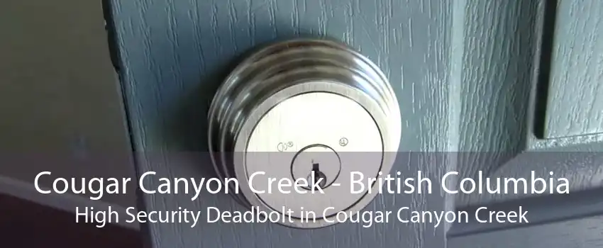 Cougar Canyon Creek - British Columbia High Security Deadbolt in Cougar Canyon Creek