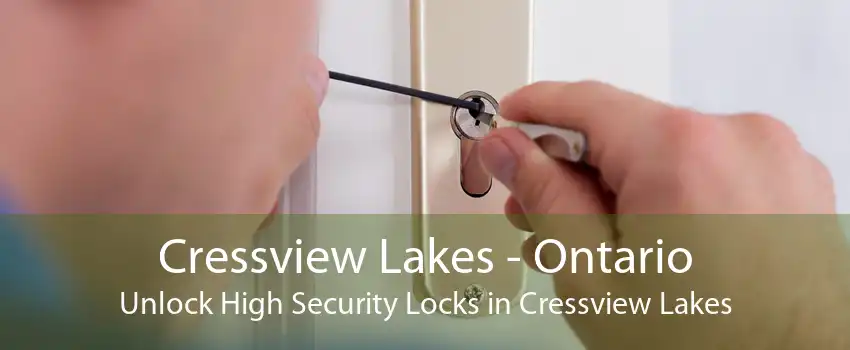 Cressview Lakes - Ontario Unlock High Security Locks in Cressview Lakes