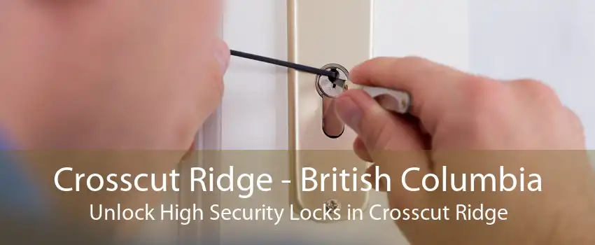 Crosscut Ridge - British Columbia Unlock High Security Locks in Crosscut Ridge