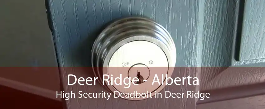 Deer Ridge - Alberta High Security Deadbolt in Deer Ridge