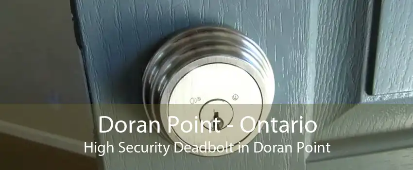 Doran Point - Ontario High Security Deadbolt in Doran Point