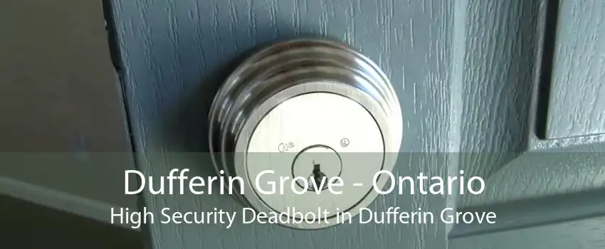 Dufferin Grove - Ontario High Security Deadbolt in Dufferin Grove