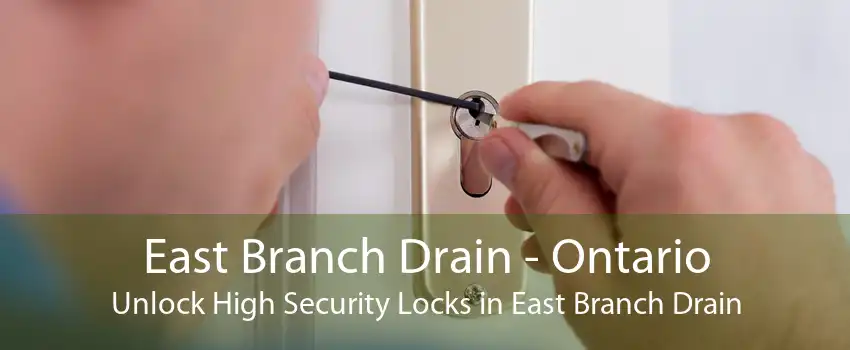 East Branch Drain - Ontario Unlock High Security Locks in East Branch Drain