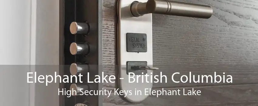 Elephant Lake - British Columbia High Security Keys in Elephant Lake