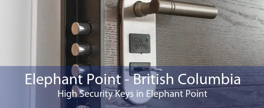 Elephant Point - British Columbia High Security Keys in Elephant Point