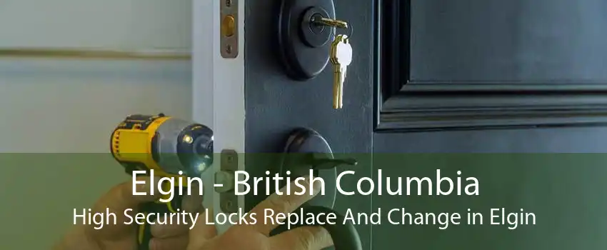 Elgin - British Columbia High Security Locks Replace And Change in Elgin