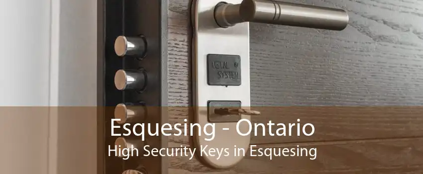 Esquesing - Ontario High Security Keys in Esquesing