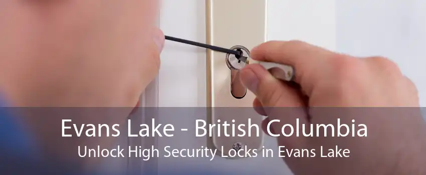 Evans Lake - British Columbia Unlock High Security Locks in Evans Lake