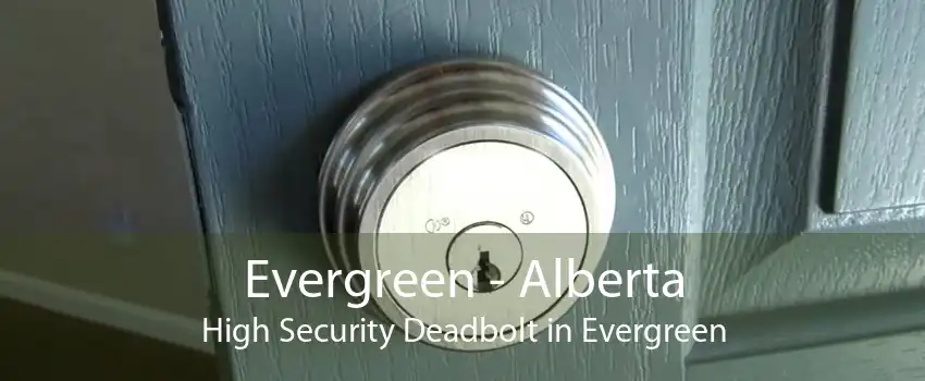Evergreen - Alberta High Security Deadbolt in Evergreen
