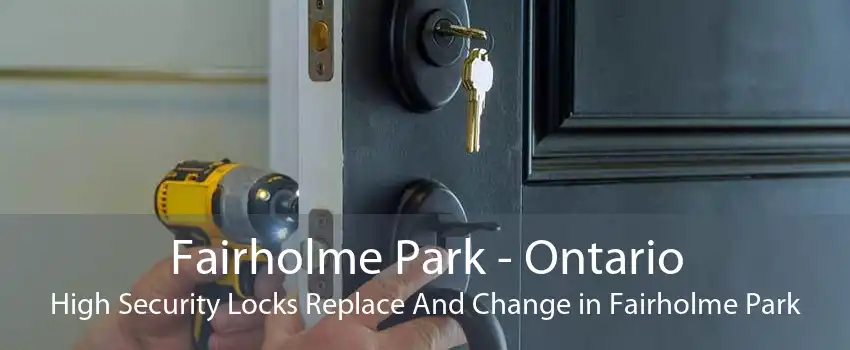 Fairholme Park - Ontario High Security Locks Replace And Change in Fairholme Park