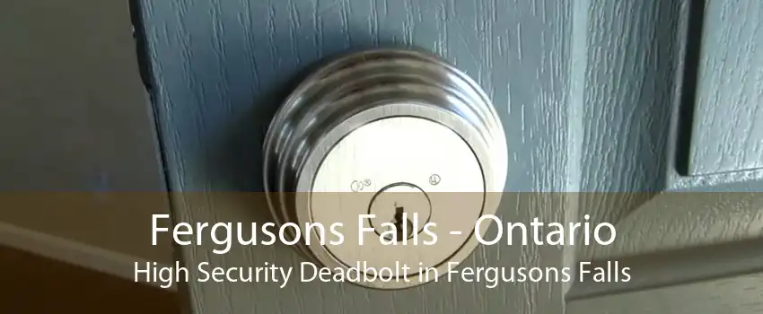 Fergusons Falls - Ontario High Security Deadbolt in Fergusons Falls