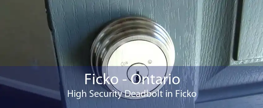 Ficko - Ontario High Security Deadbolt in Ficko