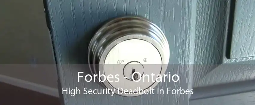 Forbes - Ontario High Security Deadbolt in Forbes