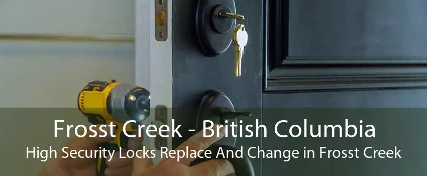 Frosst Creek - British Columbia High Security Locks Replace And Change in Frosst Creek