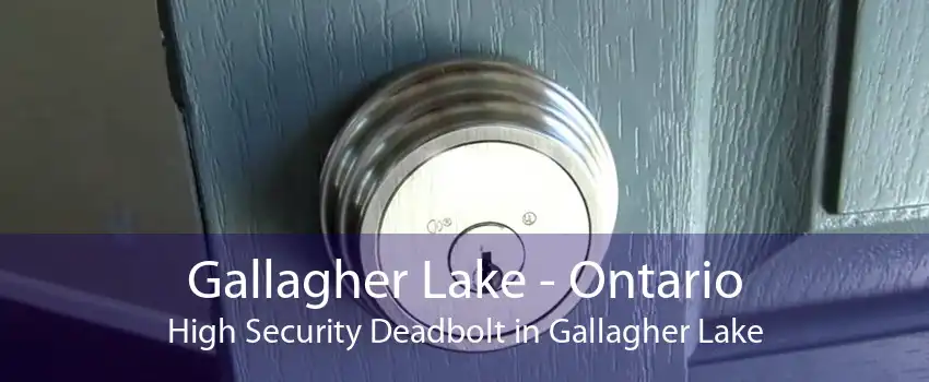 Gallagher Lake - Ontario High Security Deadbolt in Gallagher Lake