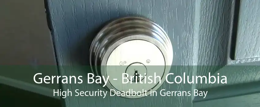 Gerrans Bay - British Columbia High Security Deadbolt in Gerrans Bay