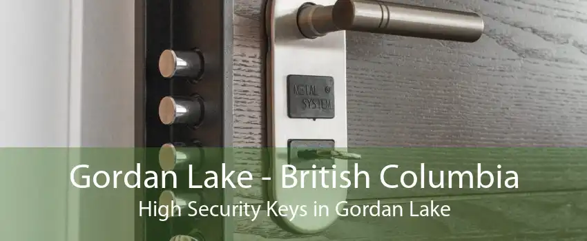 Gordan Lake - British Columbia High Security Keys in Gordan Lake