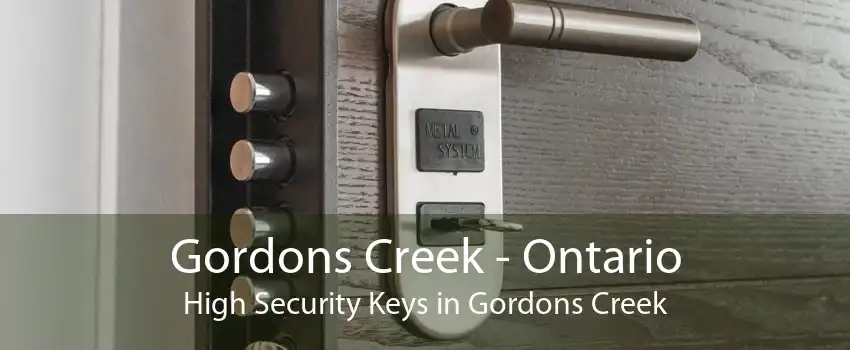 Gordons Creek - Ontario High Security Keys in Gordons Creek