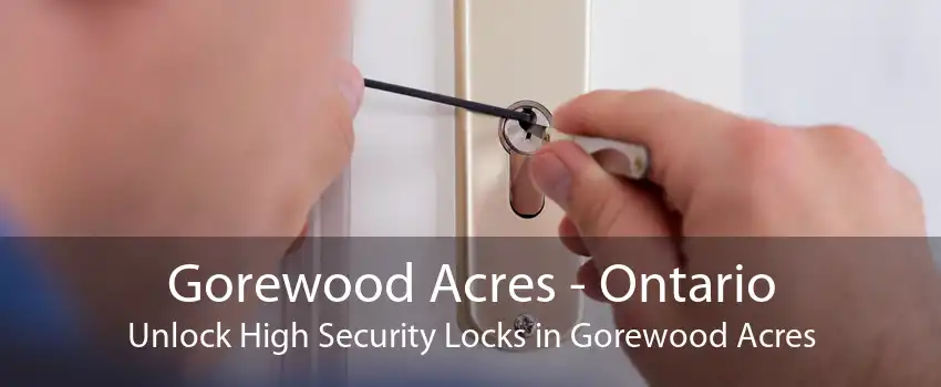 Gorewood Acres - Ontario Unlock High Security Locks in Gorewood Acres