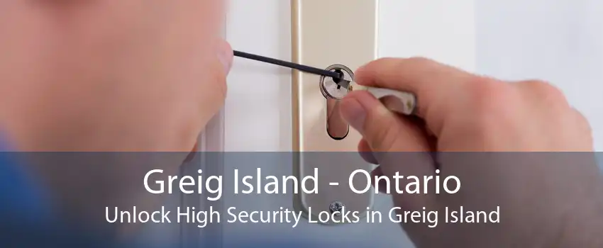 Greig Island - Ontario Unlock High Security Locks in Greig Island