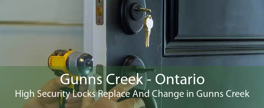 Gunns Creek - Ontario High Security Locks Replace And Change in Gunns Creek