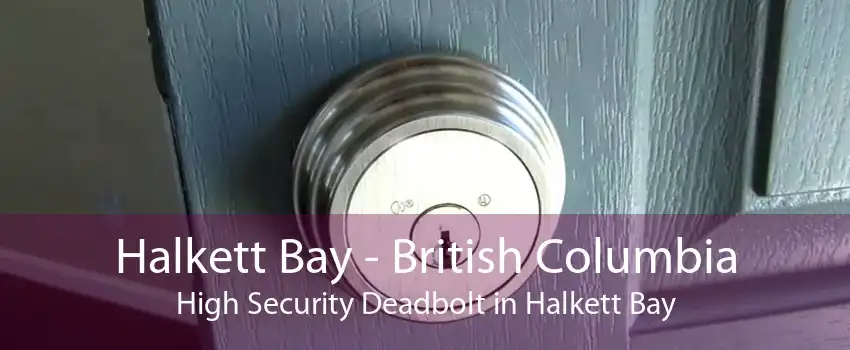 Halkett Bay - British Columbia High Security Deadbolt in Halkett Bay