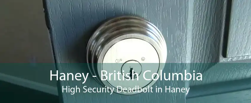 Haney - British Columbia High Security Deadbolt in Haney