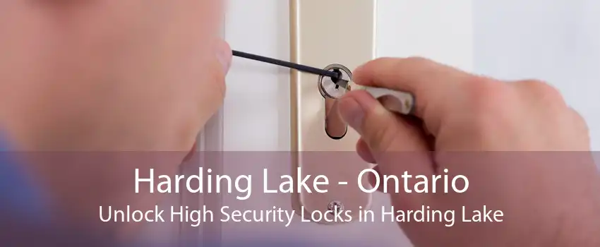Harding Lake - Ontario Unlock High Security Locks in Harding Lake