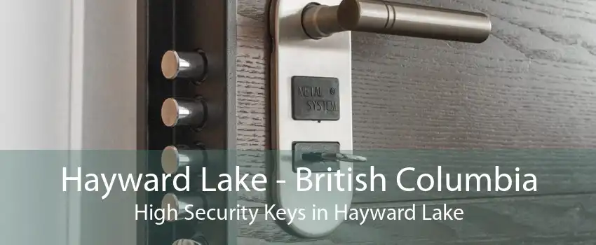 Hayward Lake - British Columbia High Security Keys in Hayward Lake