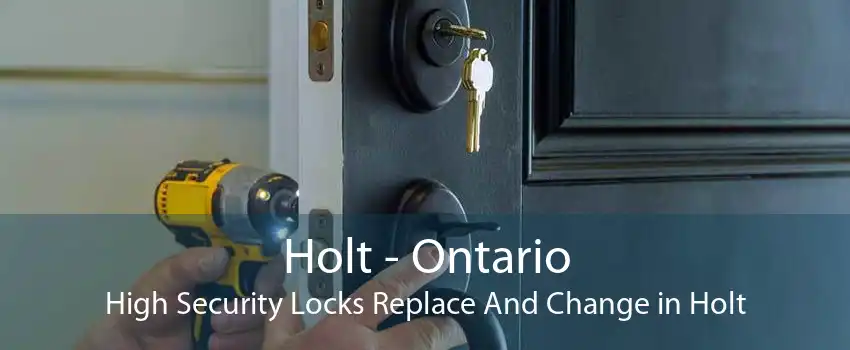 Holt - Ontario High Security Locks Replace And Change in Holt