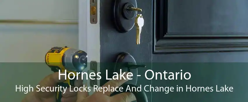Hornes Lake - Ontario High Security Locks Replace And Change in Hornes Lake