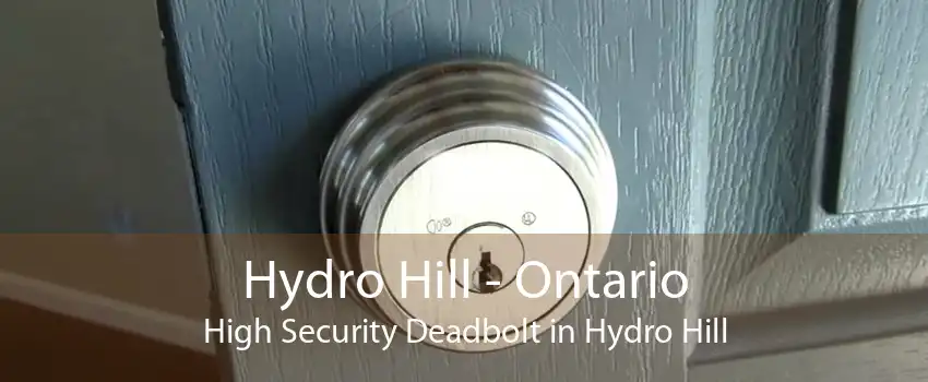 Hydro Hill - Ontario High Security Deadbolt in Hydro Hill