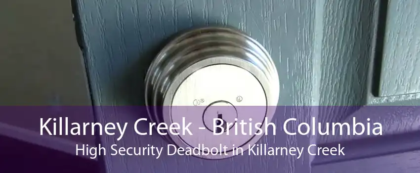 Killarney Creek - British Columbia High Security Deadbolt in Killarney Creek