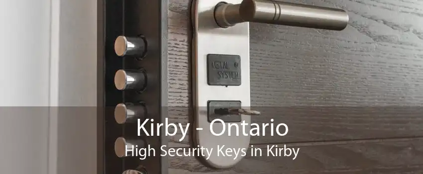 Kirby - Ontario High Security Keys in Kirby