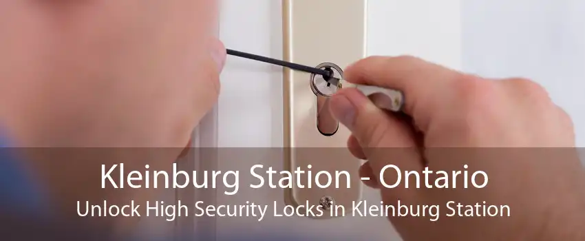 Kleinburg Station - Ontario Unlock High Security Locks in Kleinburg Station