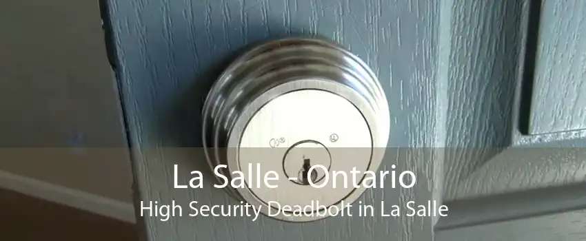 La Salle - Ontario High Security Deadbolt in La Salle
